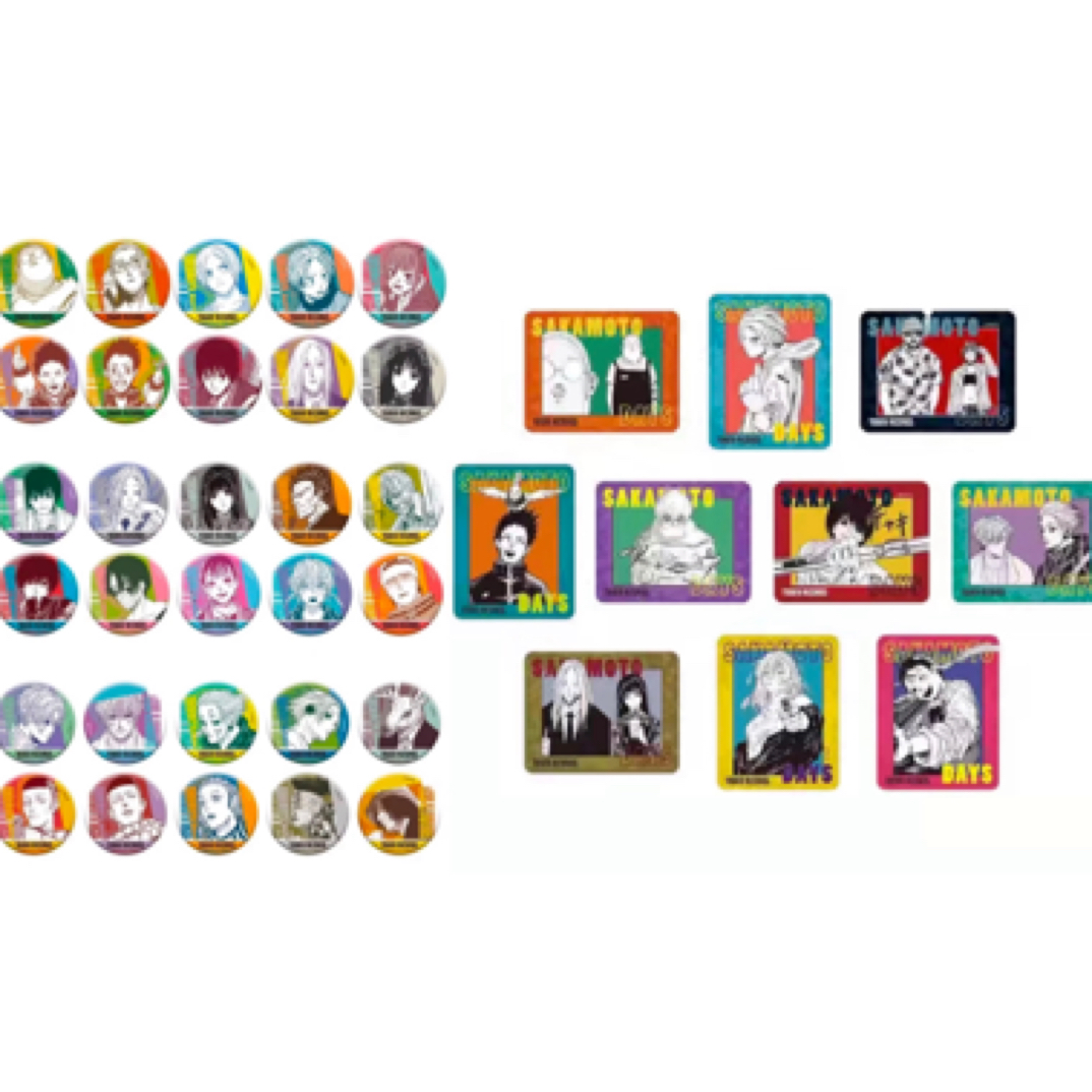 【坂本日常】塔圆吧唧一弹二弹三弹 塔方吧唧一弹 日谷盲抽