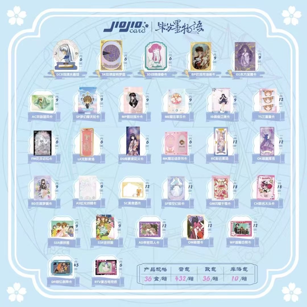 【超级福袋】粉墨小樱平拆一盒