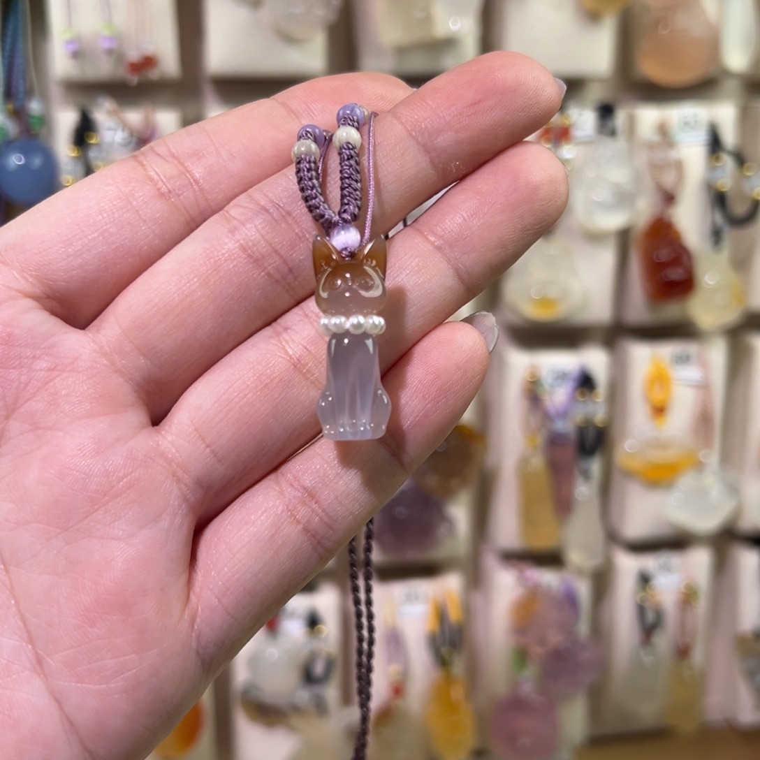 ****️玛瑙/玉髓未镶嵌吊坠(赠链)