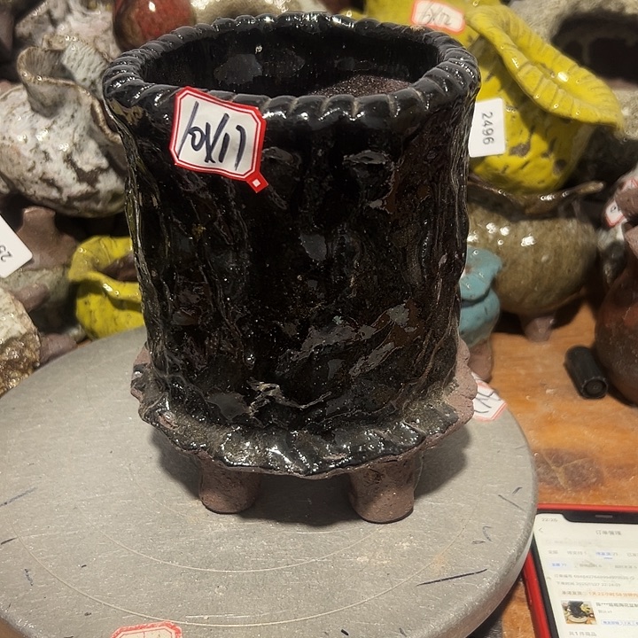 粗陶花盆制作就这样了，