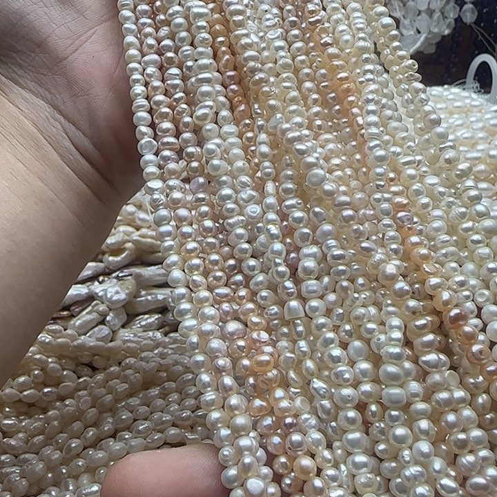 未镶嵌淡水珍珠半成品天然珍珠富力款卡4左右随机发珍珠