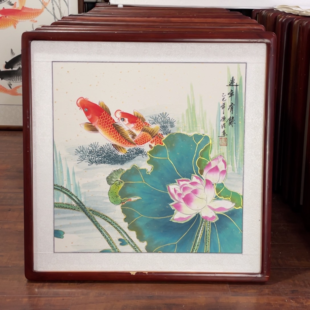 国画带框尺寸63*63厘米