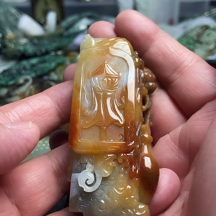 翡翠吊坠(不含链)未镶嵌东*亮