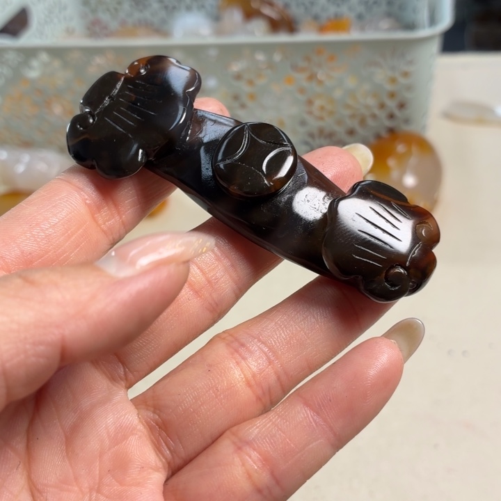 玛瑙/玉髓未镶嵌吊坠(不含链)