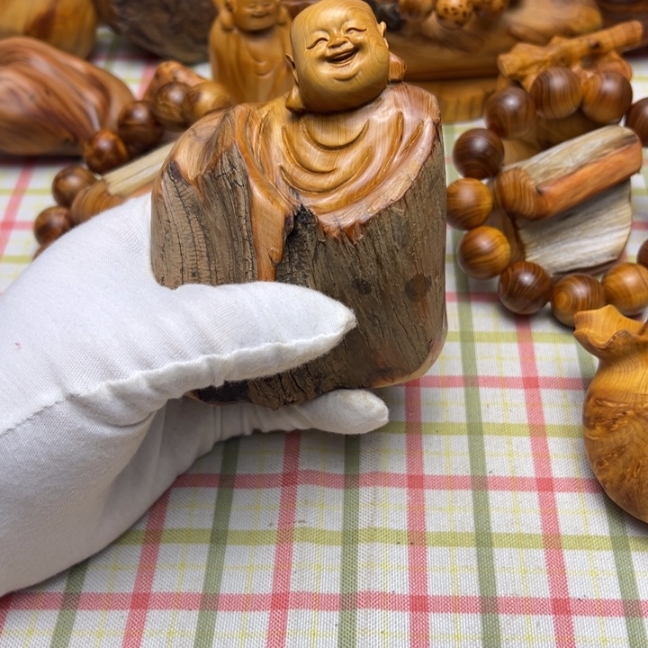 阿***丑柏木（崖柏）陈化老料手串把件 