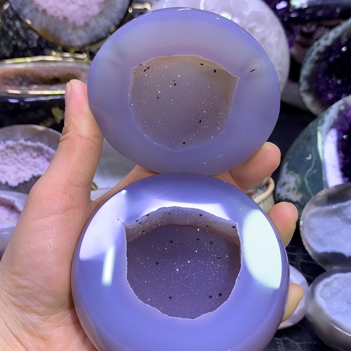 水晶福利全抛粉软盆未镶嵌