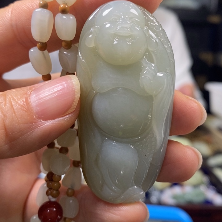 定制和田玉玉*意和田玉挂件