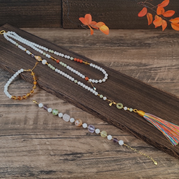 【白露为霜】设计斜挎链（多用）