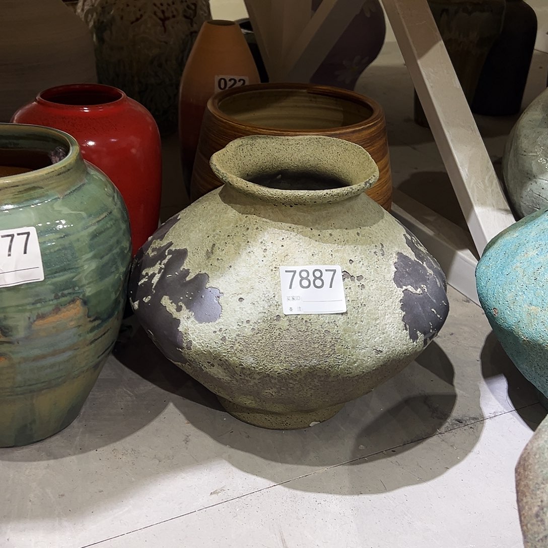 瓶7887高25口10陶瓷花瓶无孔