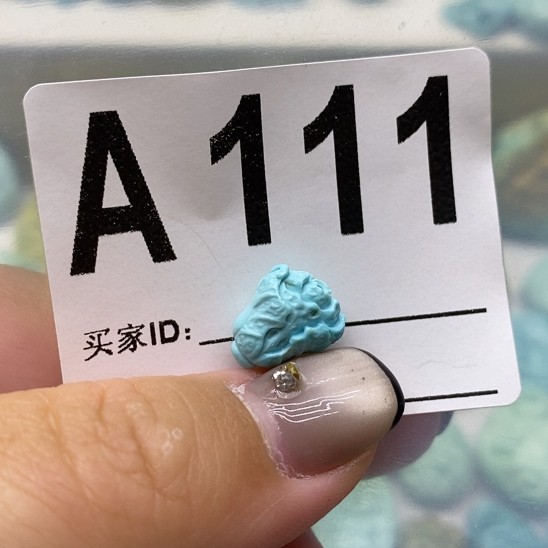 绿松石未镶嵌绿松石配饰定制