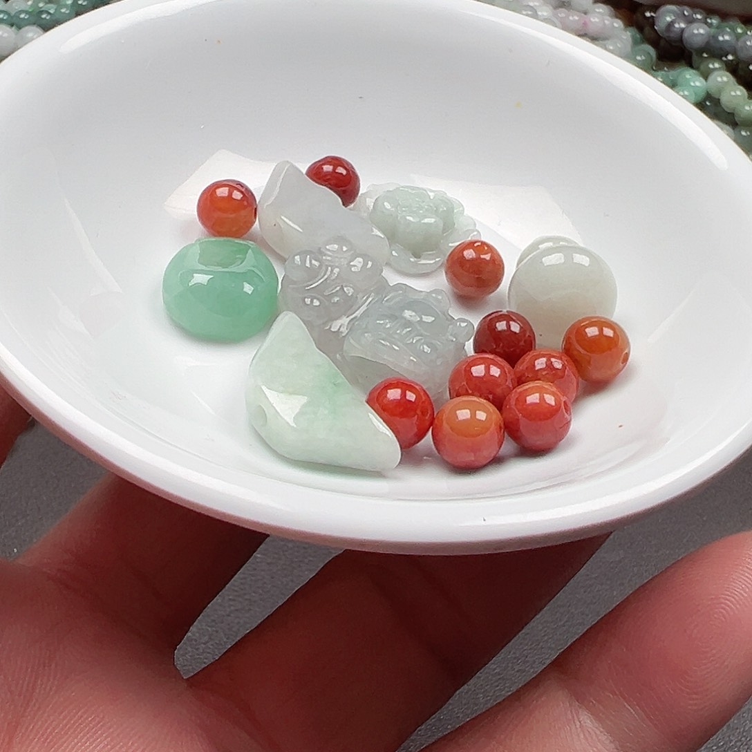 翡翠手链未镶嵌╰****﹎天然翡翠A货