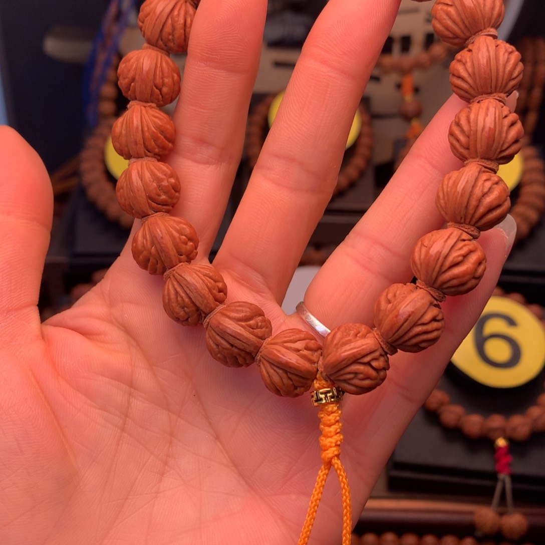 桃核手串野生火麒麟14