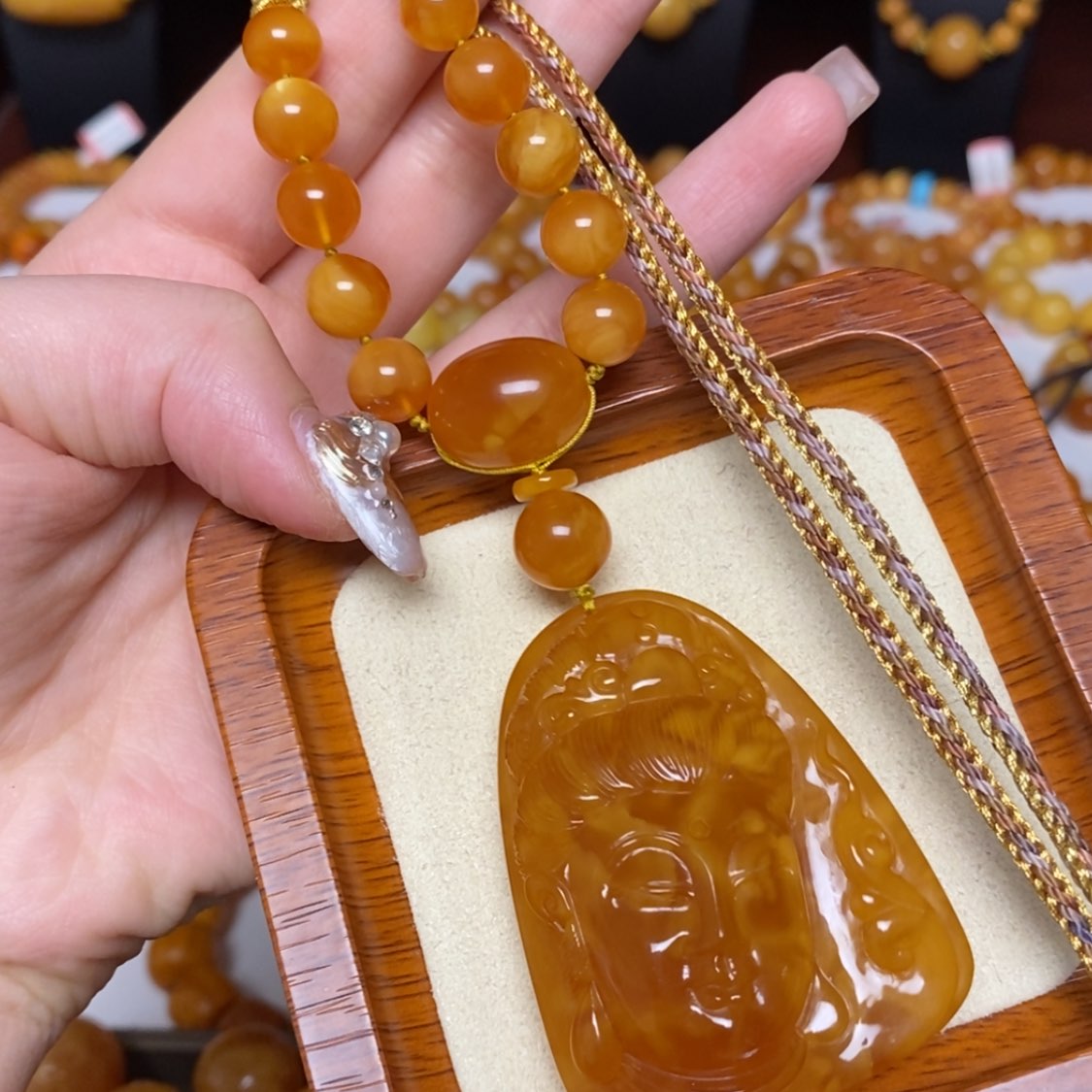 【闪购商品】未镶嵌蜜蜡颈饰项链