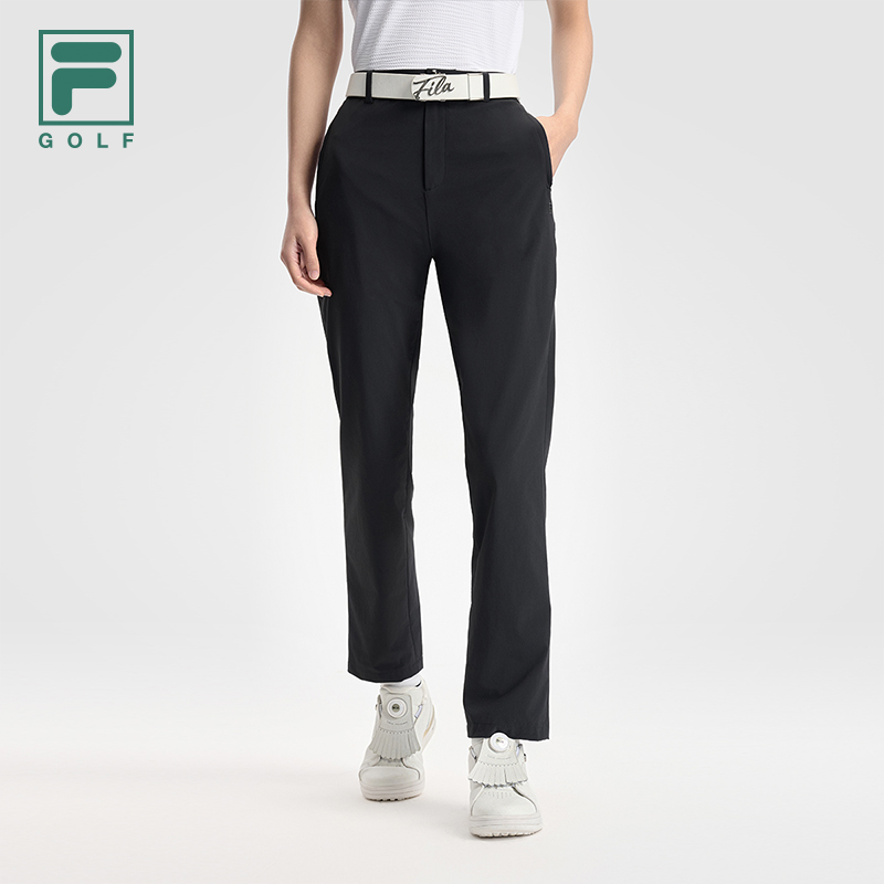 FILA斐乐女装GOLF系列时尚百搭透气舒适户外穿搭弹力运动长裤