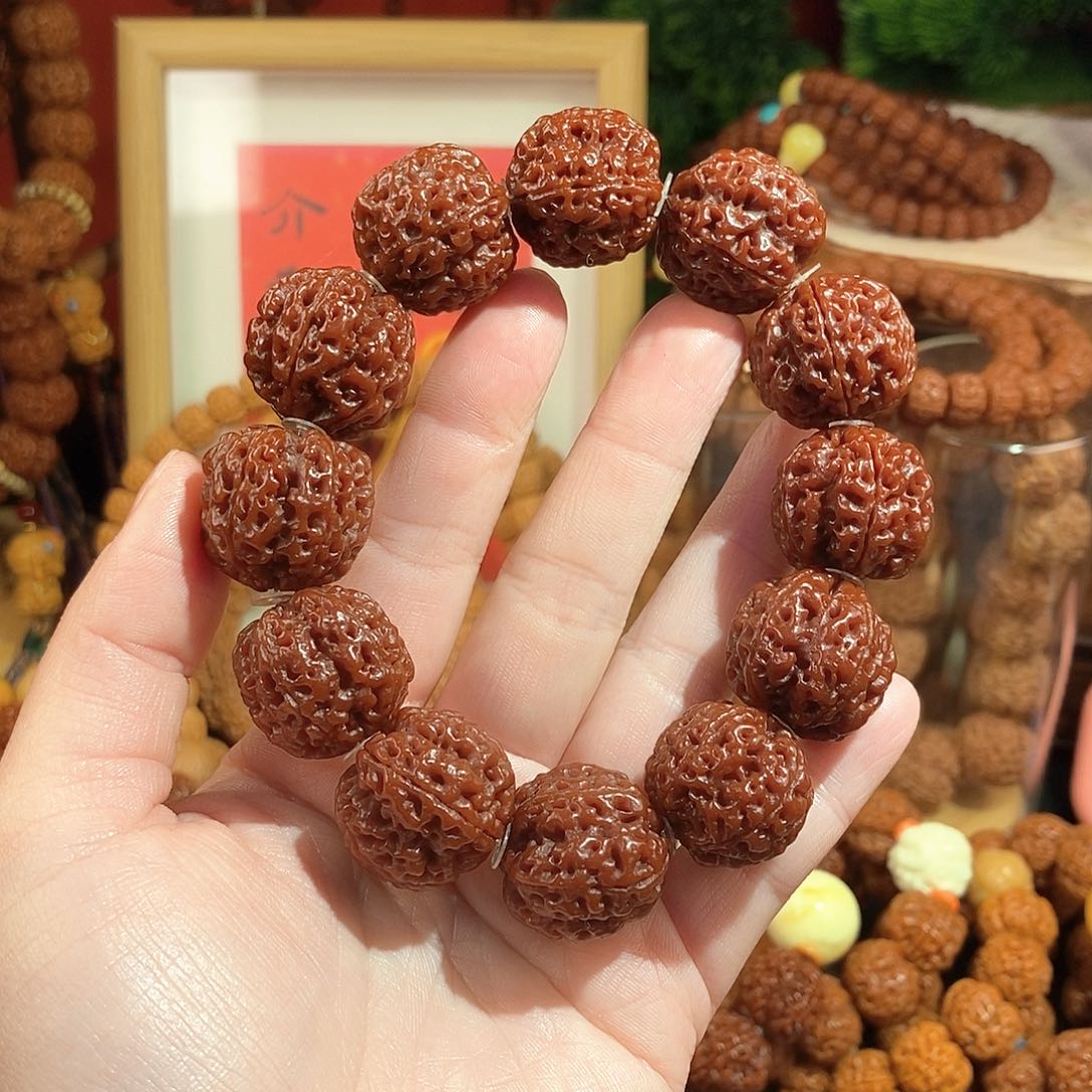 金刚菩提手串225手串玉华肉