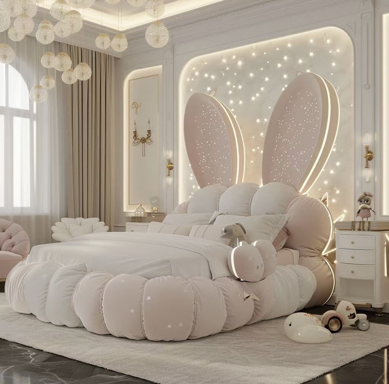 清货！小玲子 多巴胺系列 全棉纯棉加厚磨毛 四件套