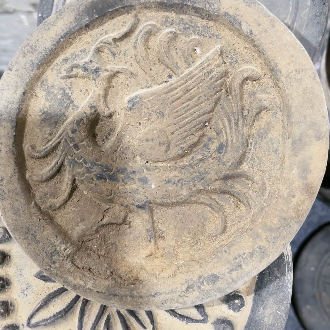 游*瓦当摆件摆件茶桌