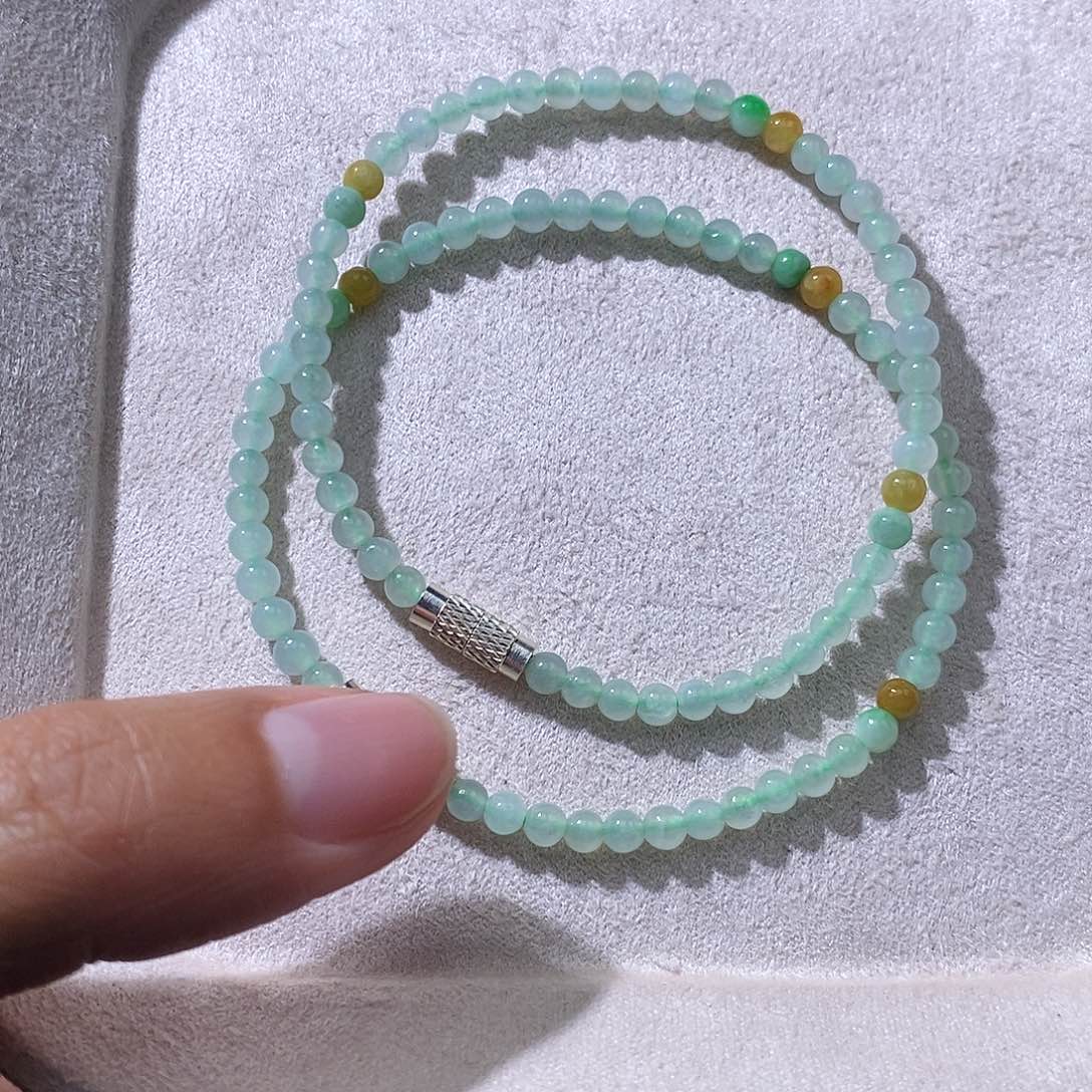 翡翠未镶嵌手串翡翠手串（多样性发其一）