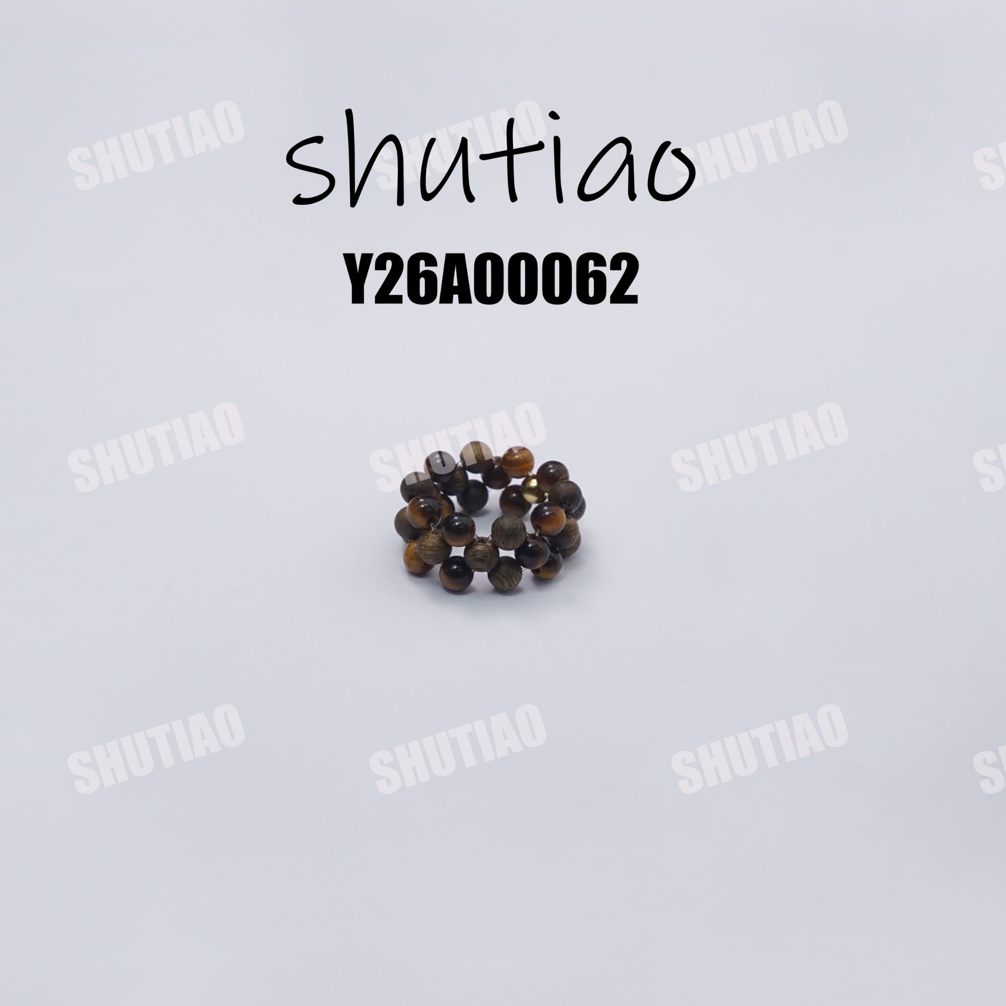 925银戒指 【SHUTIAO】2026春夏：新款小众设计款戒指Y26A00062