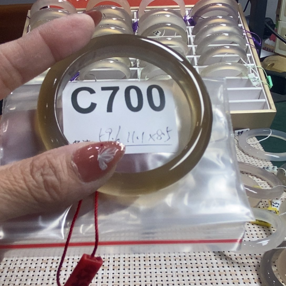 玛瑙/玉髓手镯未镶嵌_*眸