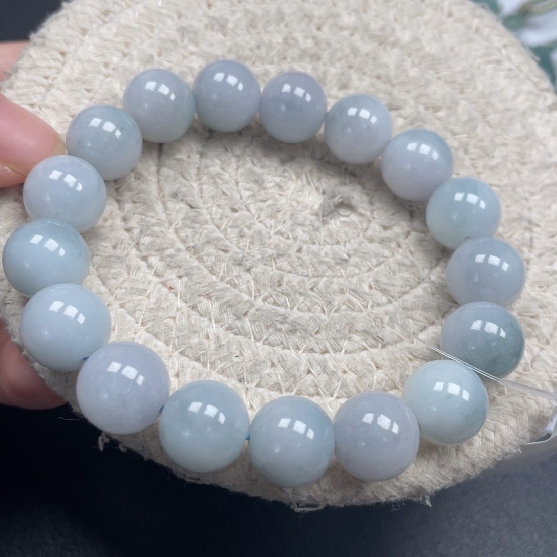 翡翠未镶嵌手链天然A货缅甸翡翠12.2