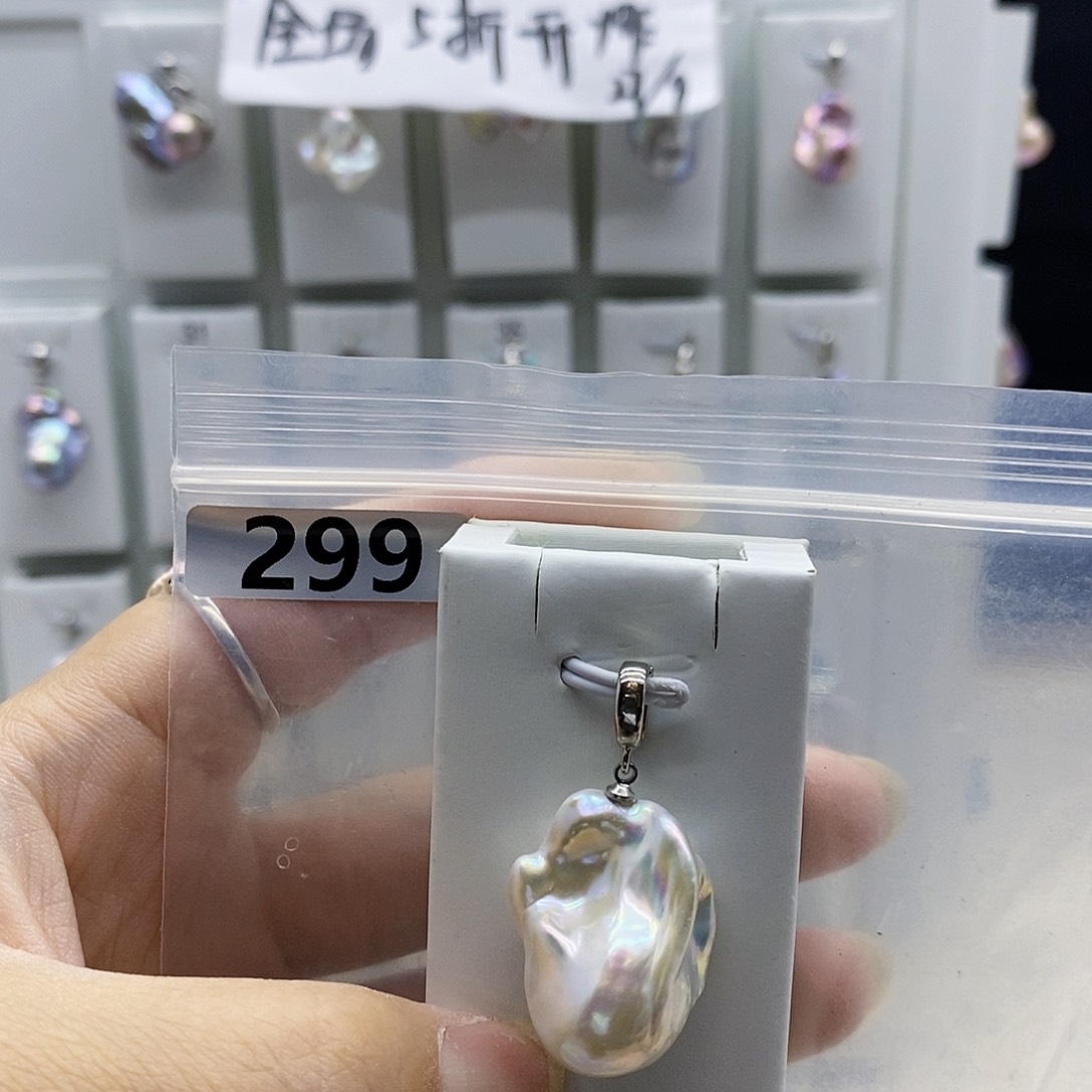 颈饰合金淡水珍珠