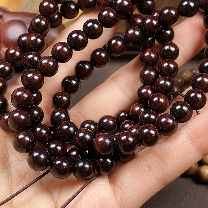 无事牌檀香紫檀（小叶紫檀）印度小叶紫檀手串