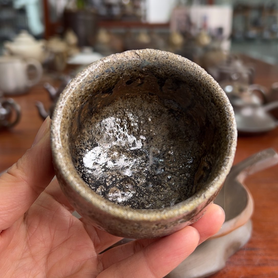 贵台龙窑柴烧茶杯A04