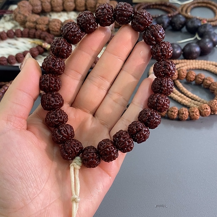 文玩核桃手串15mm老树王下水