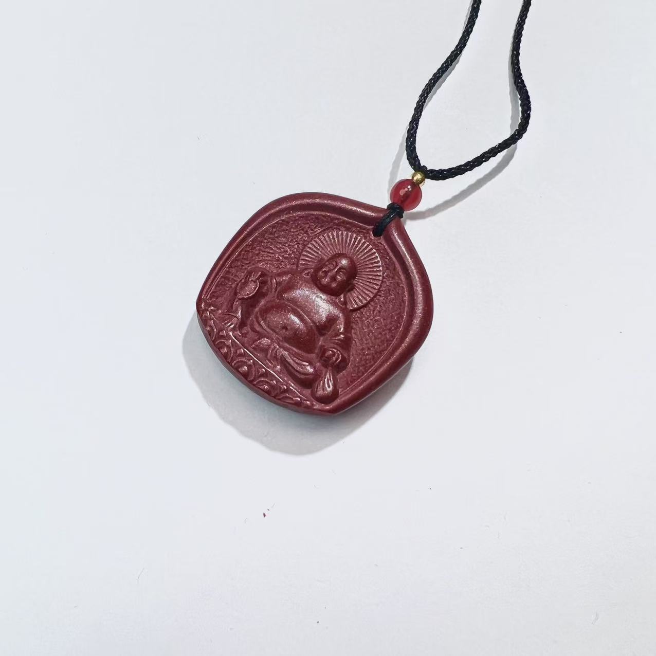 天然辰砂精美设计款吊坠*kcxj031