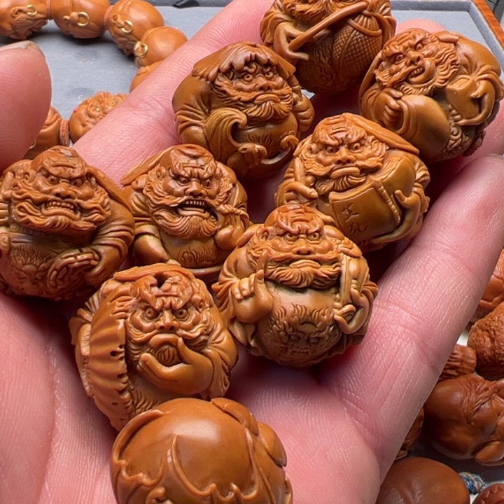 橄榄核吊坠橄榄核钟馗