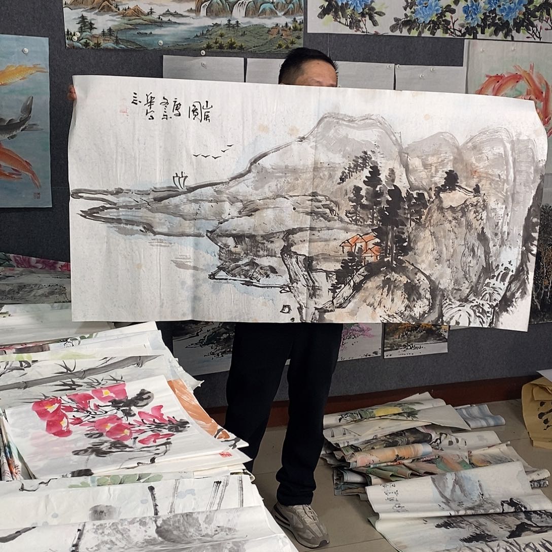 国画手写手绘国会作品30