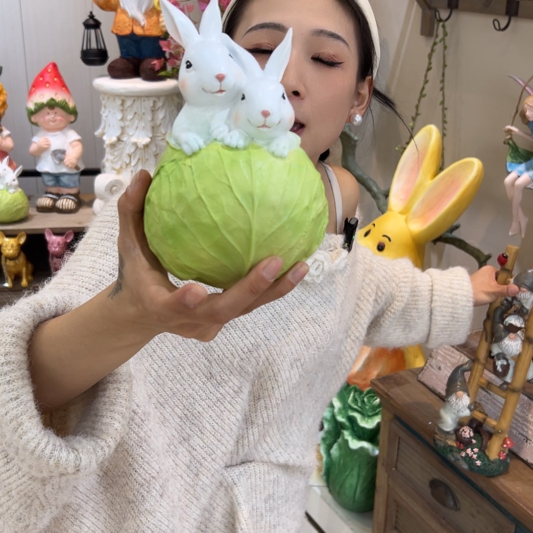 花园摆件红红火火