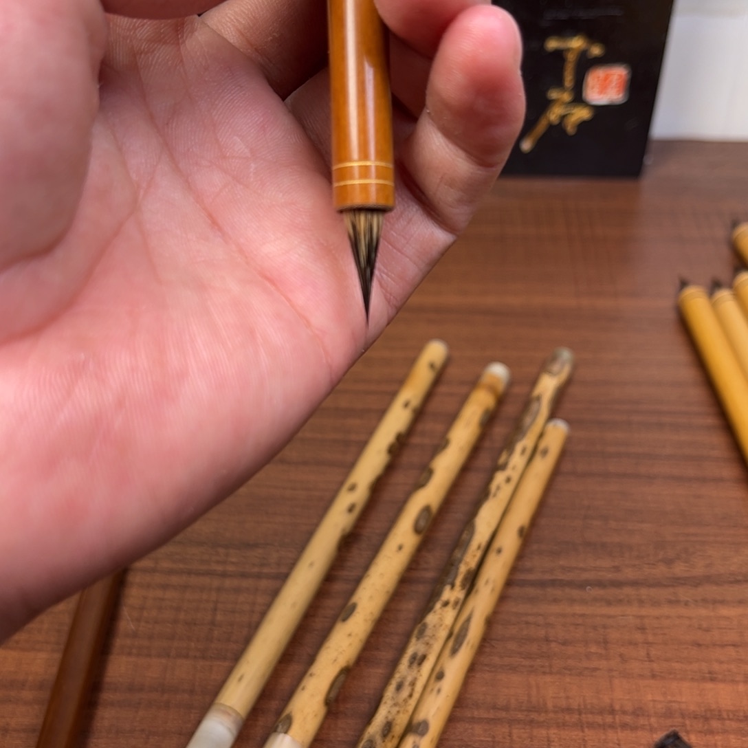 玄云 古法紫毫 口径0.65 出锋1.8 三支