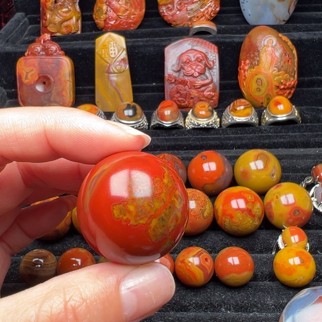 玛瑙/玉髓无未镶嵌财**通