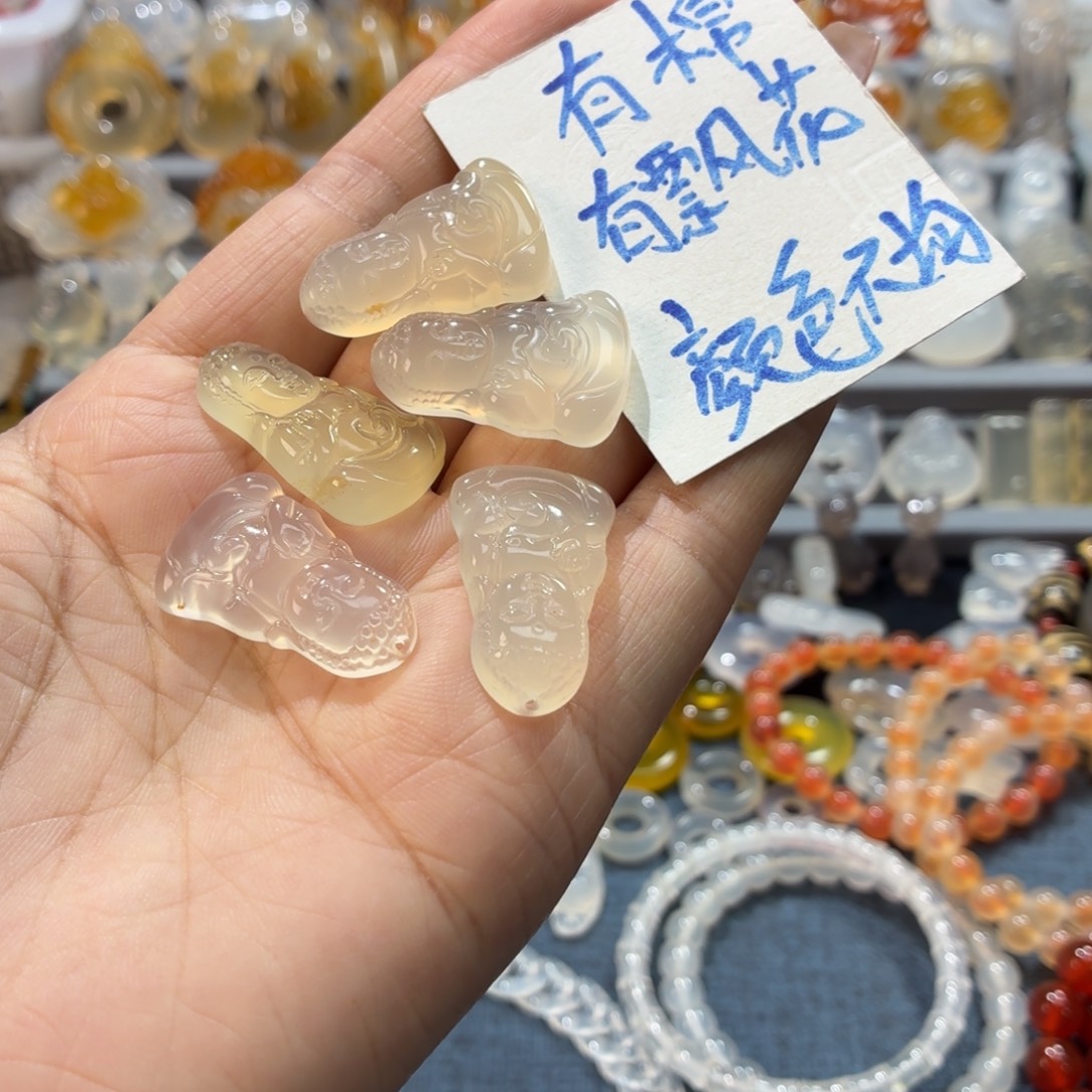 玛瑙/玉髓未镶嵌吊坠(不含链)