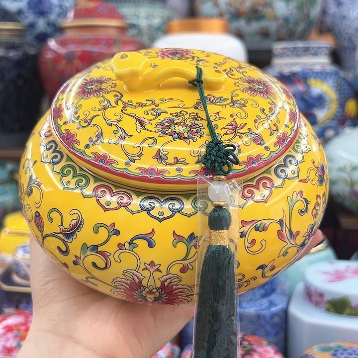 瓷片茶叶罐罐罐罐呀呀呀