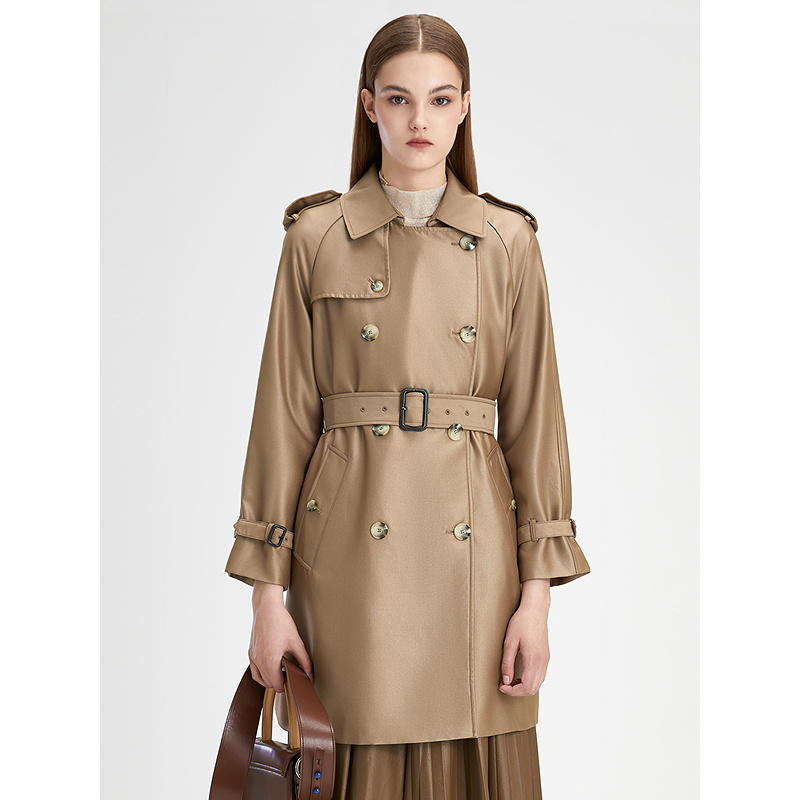 【九月】莱芙艾迪儿修身风衣1D3W64180