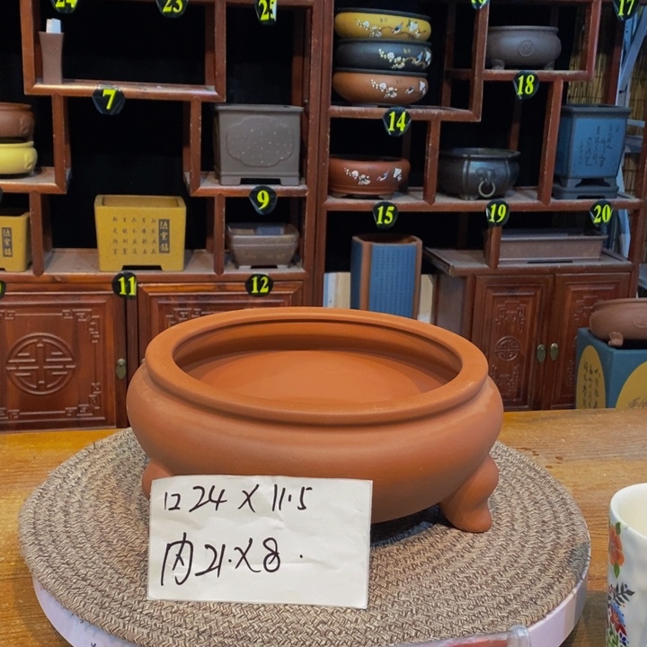 紫砂花盆紫砂花盆