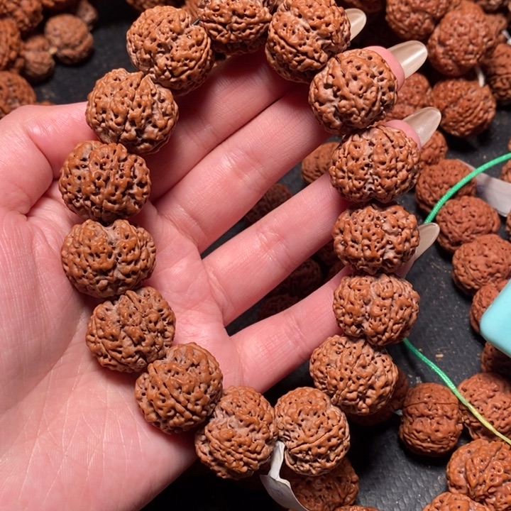 金刚菩提手串梅花蜂窝092