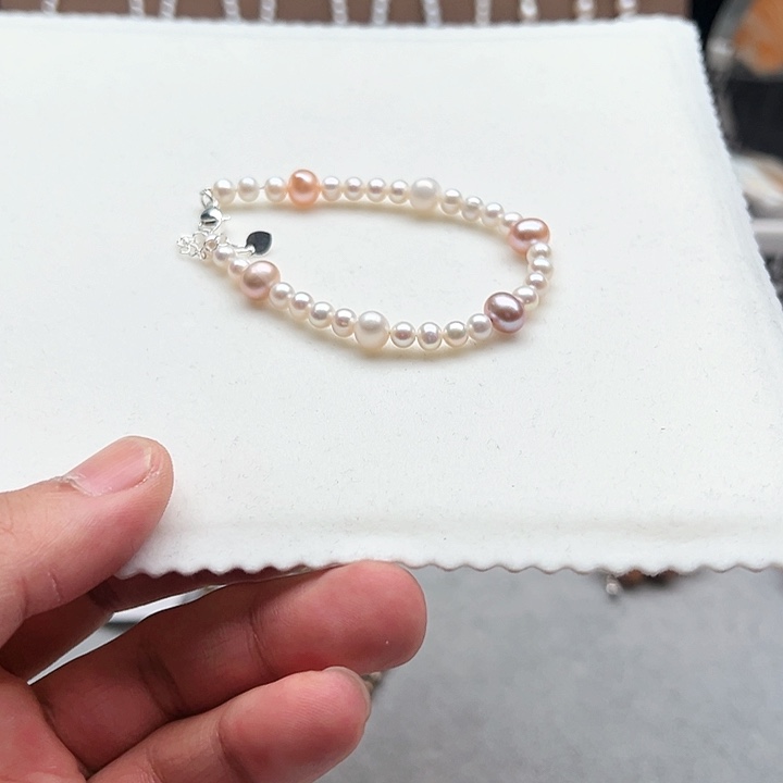 手绳淡水珍珠钛钢