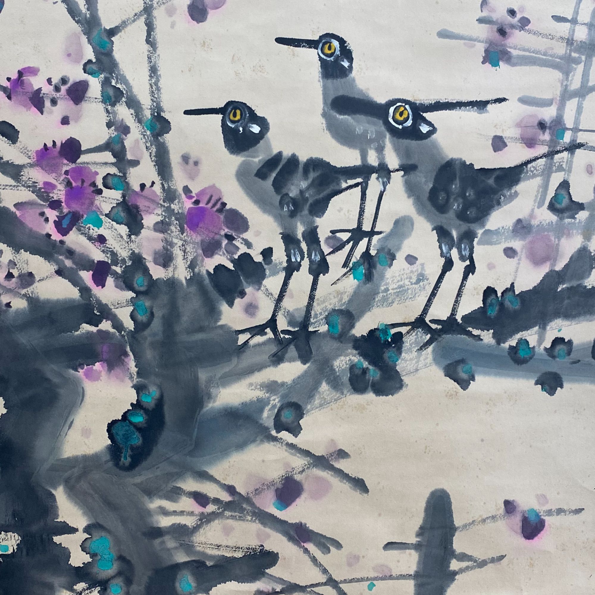 DZ11612 花鸟 67*65 纸本