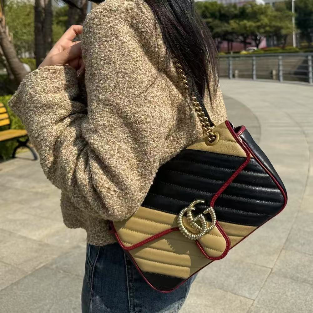 95新 GUCCI/古驰 马蒙26斜挎包