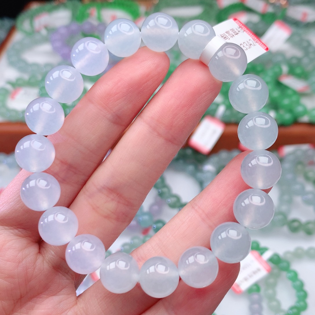 翡翠手链未镶嵌翡翠10mm