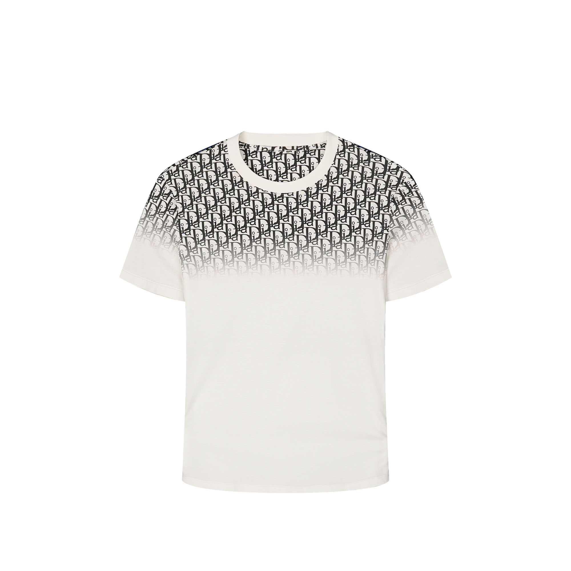 DIORA HEALY/迪奥海莉渐变数码印花圆领短袖T恤男款3316174362