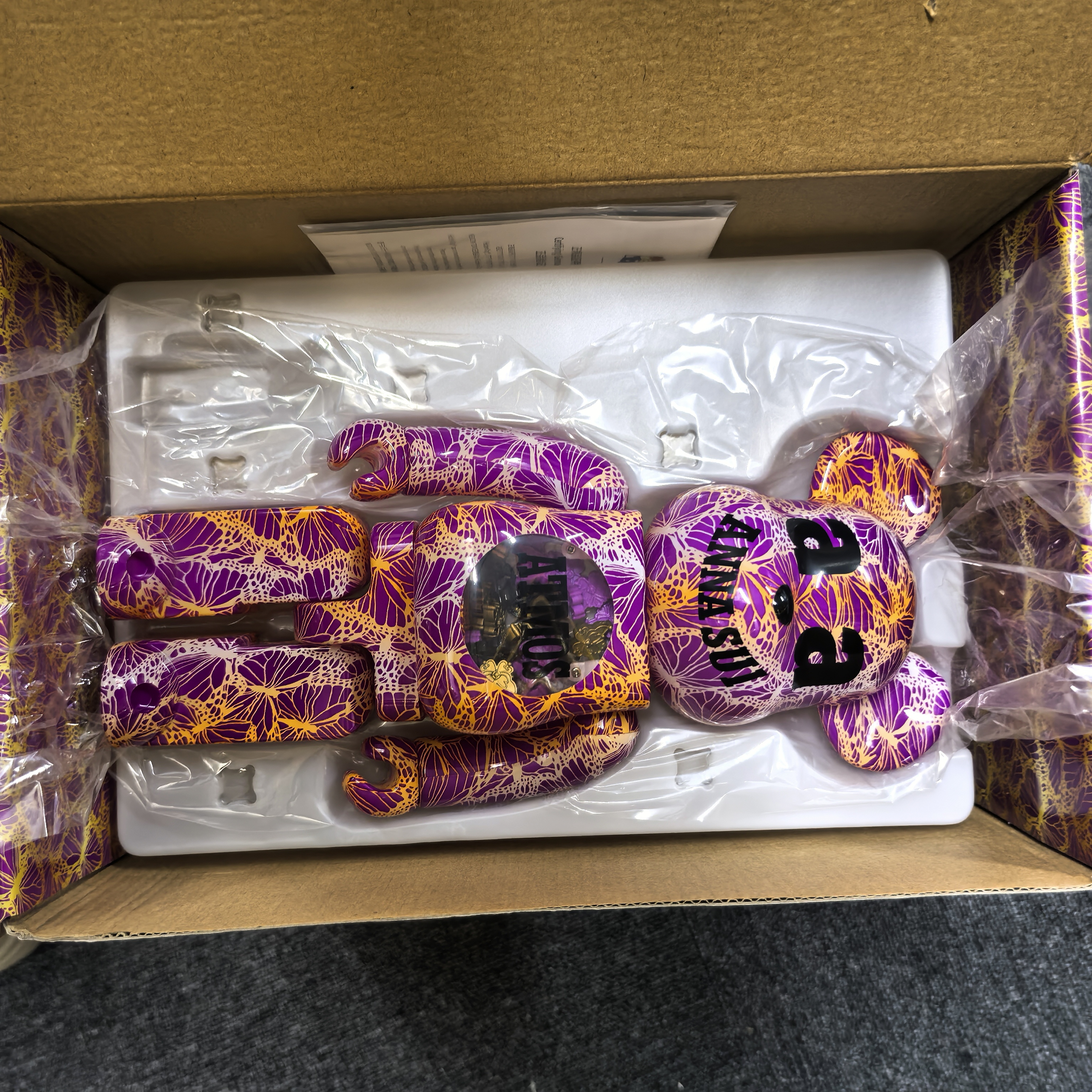 【山】bearbrick 积木熊 atmos 安娜苏 400%缺100% 潮流玩具