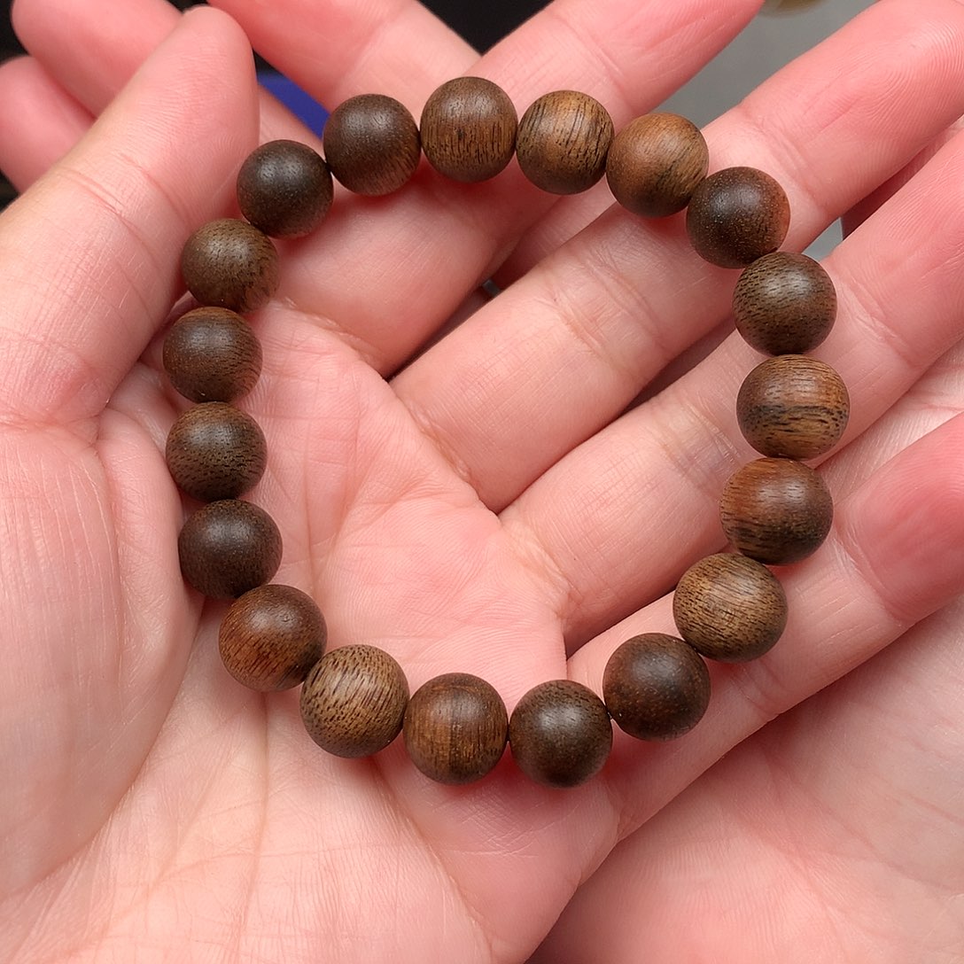 沉香手串越南芽庄白棋楠1.0
