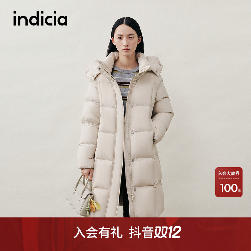 indicia标记2025冬季新款冬日氛围感廓形保暖羽绒服外套L2D5YR277