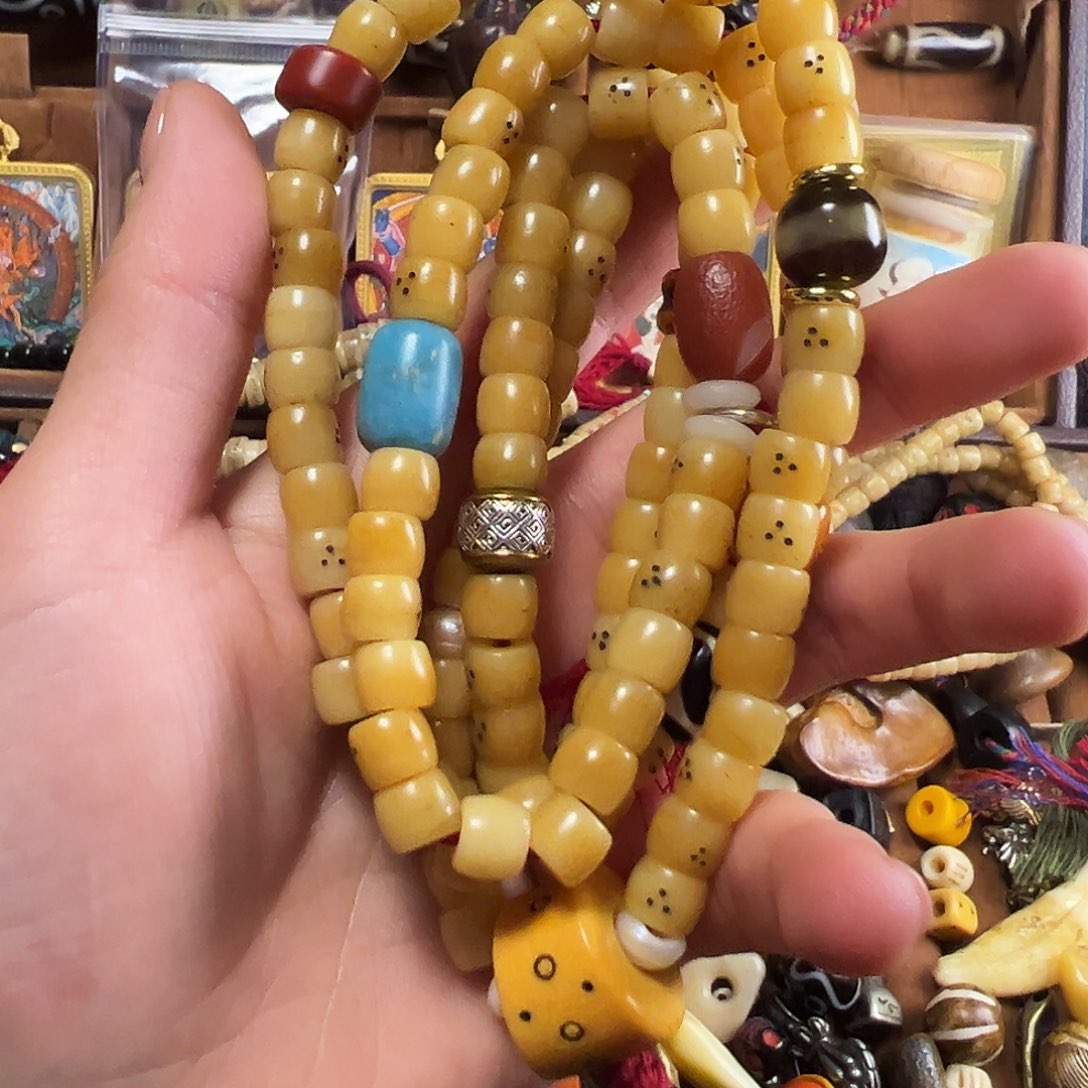 牛骨手串/手链108牦牛骨念珠
