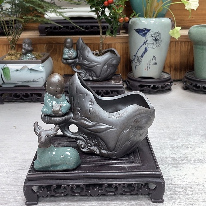 陶瓷花盆紫砂花盆福利抢购